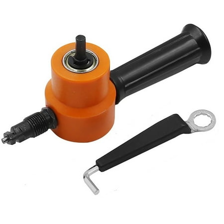 

Double Head Cutter Sheet Metal Nibbler Cutter Power Adjustable Drill Attachment