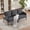 Carbon Gray, variant on 67" Corduroy Loveseat Sofa, Small Loveseat with Sturdy Structure, Traditional Sofa with Storage Pockets for Living Room Apartment Dorm, Emerald