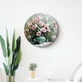 thumbnail image 4 of 16 Inch Wall Clock Battery Operated Silent Clock Decorative for Office, Kitchen, Outdoor, Living Room，Flower Vase Floral Cute, 4 of 4