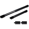 thumbnail image 1 of 2 Pcs Rouleaux d'Appareils Robustes, Base d'Appareils Lourds Max 27.6 Po Glisseurs Faciles Roues de Réfrigérateur pour Déplacer Machine à Laver Sécheuses Meubles (Noir, Roue Améliorée), 1 of 7