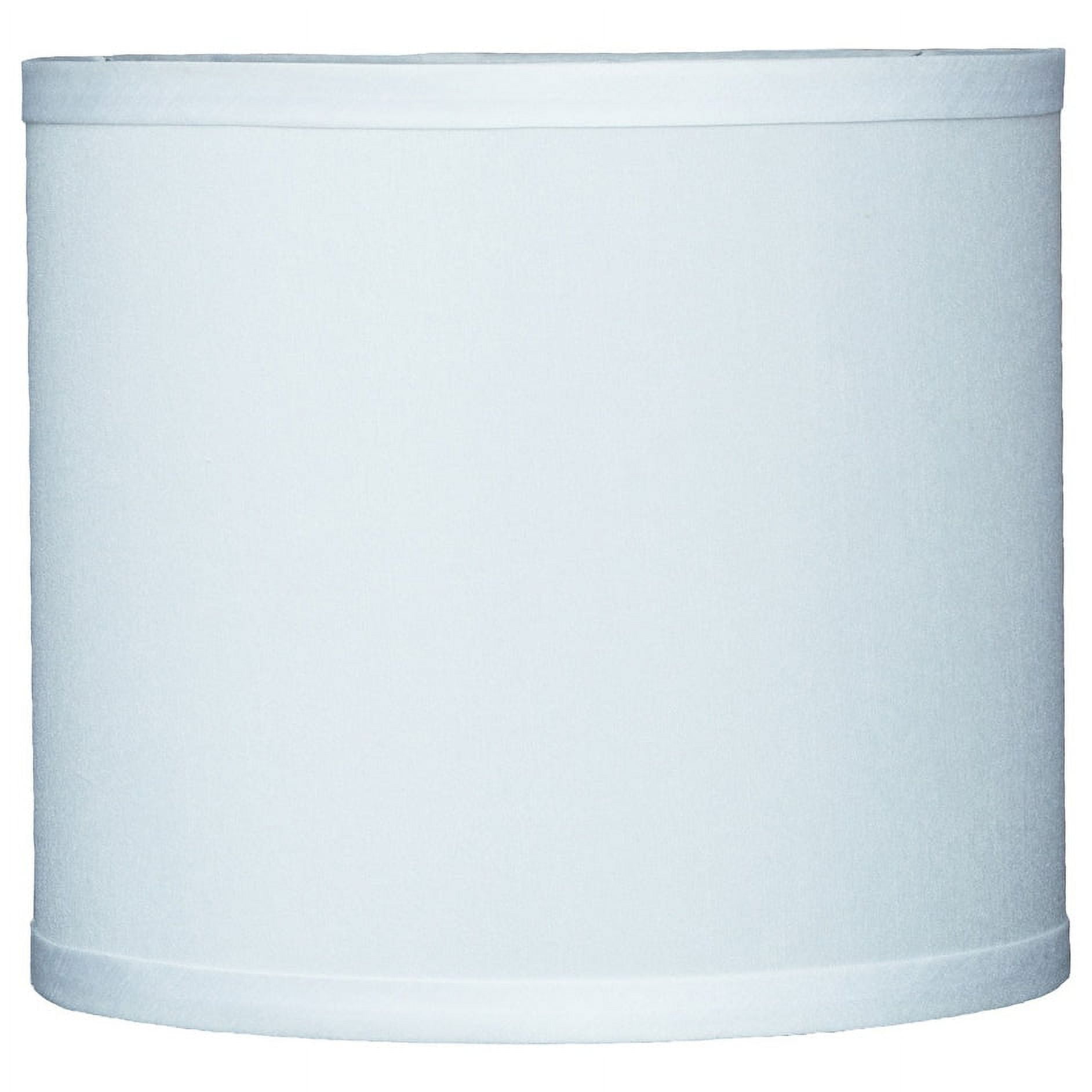 Classic Drum Faux Silk Lamp Shade 8-inch to 16-inch Available Black 8"
