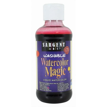 Sargent Art® Washable Watercolor Magic, 8 oz., Red, 6/Pack