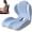 Blue Gray, variant on Ergonomic Memory Foam Seat Cushion, Integrated L-Shaped Support for Office Chair, Car - High Density Back and Hip Support Pad for Tailbone Relief, Non-Slip Orthopedic Chair Pillow (Red)