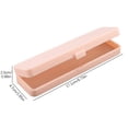 thumbnail image 3 of VBVC Multifunctional Small Size Stationery Plastic Pencil Case Semi Transparent Frosted Pencil Case Student Storage Pencil Case, 3 of 4