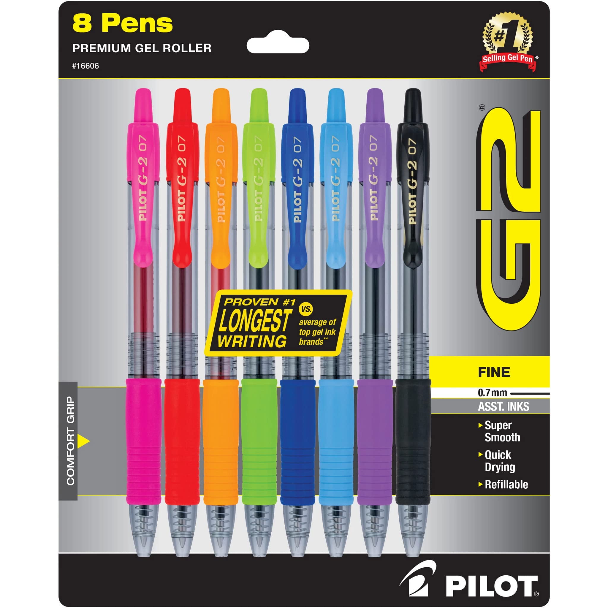 Pilot Precise P-500 Gel Ink Rolling Ball Pens, Extra Fine Point