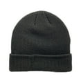 thumbnail image 1 of RXIRUCGD Women's Fashion Solid Color Curling Fall And Winter Knitting Pile Cap Baotou Hat( Dark Gray ), 1 of 3