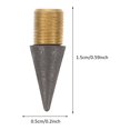 thumbnail image 2 of Shisuyan Everlasting Pencil Replaceable Head Inkless Pen Nib Assorted Color 15Pcs 0.6In, 2 of 8