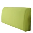 thumbnail image 6 of Nordic bed head cover full dustproof milk silk soft bed head Towel sofa bed backrest cover Headboard Cover Bedroom (Avocado Green,2.2M for 2.1 to 2.4m), 6 of 7