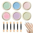 thumbnail image 1 of 6pcs Nail Powder Set 6 Colors Nail Powder Nail Effect for Nail Decoration Salon Home DIY, 1 of 5