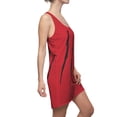 thumbnail image 6 of Effete Feline Claw Marks Scratch Women Cut & Sew Racerback Dress (AOP), 6 of 7