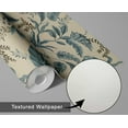 thumbnail image 6 of S4Sassy Botanical Leaf Wallpaper - Beige Wall Covering, 25" x 240" Self-Adhesive Textured Vinyl Wall Paper, Decorative Walls Wrap, Easy DIY Walls Covering For Bedroom, Living Room, Living Space, 6 of 9