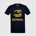 thumbnail image 2 of Ayrton Senna F1 Men's Legacy Logo T-Shirt - Navy/White/Gray Marble, 2 of 6