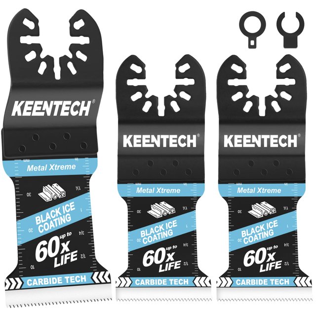 Cuchillas oscilantes KEENTECH Black Ice para metal duro