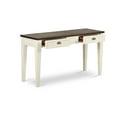 thumbnail image 3 of Steve Silver Cayla Farmhouse 54" Wood Console Table, Dark Oak/Antique White, 3 of 7