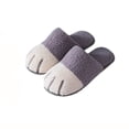 thumbnail image 2 of Zapatillas de algodón de nuevo estilo para mujer, zapatillas cálidas de suela blanda con dibujos animados para el hogar de otoño e invierno para mujer Wmkox8yii 123q54, 2 of 3