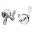 thumbnail image 3 of 4X Bisagras de Asiento de Inodoro de Reemplazo de Aleacion Juego de Montajes Chrome con Accesorios Tornillos, 3 of 5
