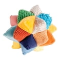 thumbnail image 4 of Kaplan Early Learning Company Poufs and Points Plush Balls - Set of 3, 4 of 6