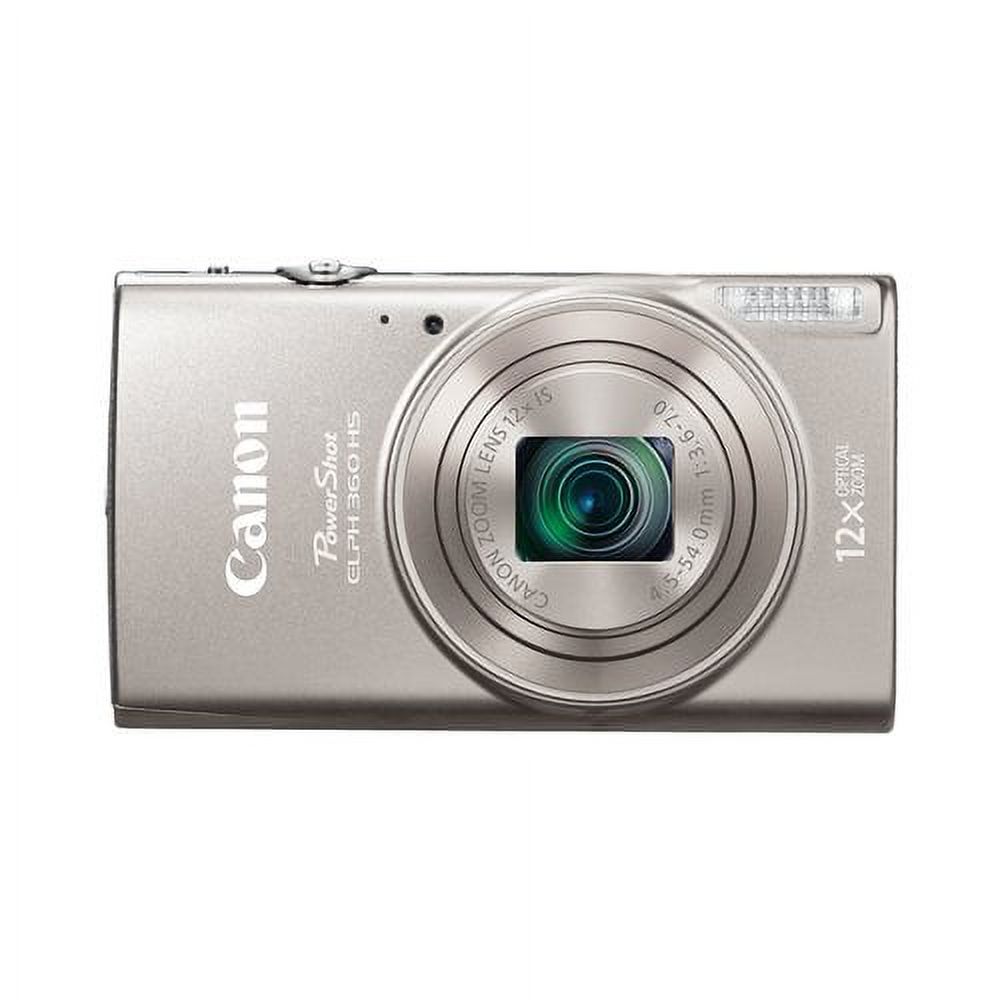Canon PowerShot ELPH 360 HS Digital Camera (Silver) - image 3 of 4