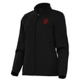 thumbnail image 2 of Women's Antigua Black Indiana Hoosiers Links 2 Golf Full-Zip Jacket, 2 of 3
