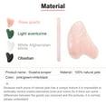 thumbnail image 4 of Natural massage gua sha Scraper For Face Neck Eye Skin Lifting Promoting Blood Acupoint Massage Tool Beeswax Resin Guasha Board, 4 of 5