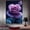 Purple, variant on Mudket Purple Rose with Dew Drops Canvas Wall Art, flower poster, Framed Floral Print, Romantic Wall Decor for Bedroom, Ready to Hang - 12"L x 8"W