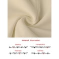 thumbnail image 7 of DARING DIVA Women's A-Line Pleated Front Business Work Flare Skirts Small Khaki, 7 of 7