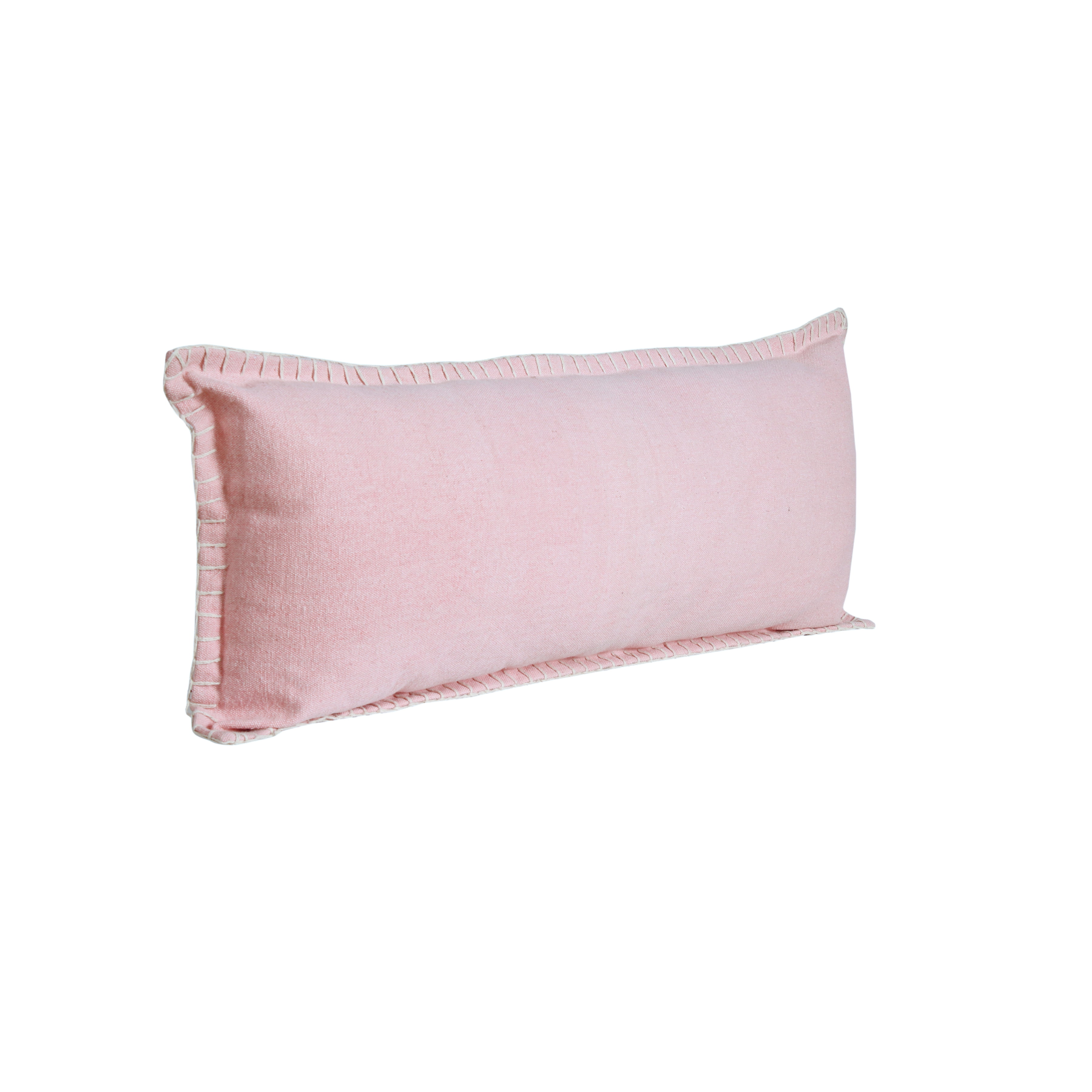 Blush Pink Ikat Lumbar Pillow with Tassels – Concord Pillows