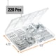 thumbnail image 2 of Mr. Pen- Kit para colgar cuadros, 220 piezas, colgadores de cuadros, clavos para colgar cuadros, colgadores de pared, ganchos para colgar cuadros, accesorios para colgar marcos, ganchos para cuadros,, 2 of 5