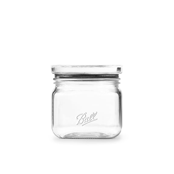 Ball Stack & Store Quart Jar (4 Cups/32 oz.), Glass Storage Jar