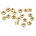 thumbnail image 1 of Guitar String Tuning Peg Gear, Long Term Use Durable Metal Guitars Hex Gears 18Pcs  For Tunings Gold,Silver, 1 of 8
