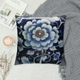 thumbnail image 2 of Nawypu  Throw Pillow Cover Blue White Porcelain The Flower Cushion Case Home Office Sofa Hidden Zipper Pillowcase Standard Two Sides Printed, 2 of 5