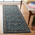 thumbnail image 2 of SAFAVIEH Aspen Alexanndria Floral Bordered Wool Runner Rug, Rust/Green, 2'3" x 13', 2 of 7
