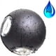 thumbnail image 3 of Aplique de pared LED 12W, interior y exterior, moderno pie circular negro, estanco IP65, blanco cálido 3000K (1 unidad), 3 of 4