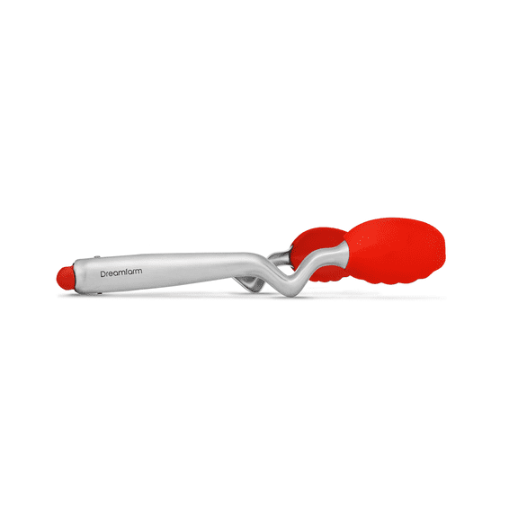 Dreamfarm Clongs Click-Lock Kitchen Cooking Tongs with Silicone Tips - 9"
