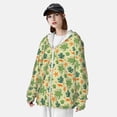 thumbnail image 5 of Goofa Sea Turtle Printed Women's UPF 50+ Sun Protection Hoodie Jacket Lightweight Long Sleeve Sun Shirt for Women with Pocket Hiking Outdoor-Small, 5 of 9