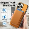 thumbnail image 3 of Allytech 2 in 1 Detachable Wallet Case for iPhone XS Max, [Thin & Light] [Compatible with MagSafe] Luxury PU Leather Card Holder Soft Bumper Shockproof Anti-Scratch Magnetic Case, Yellow, 3 of 11