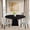 Black, variant on 47"-63" Round Extendable Dining Table for 4-6 People (no Chair)