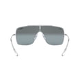 thumbnail image 4 of Ray-Ban RB3697-003/Y0 Wings II Silver Square Light Blue Silver Gradient Mirror Lens Sunglasses, 4 of 6