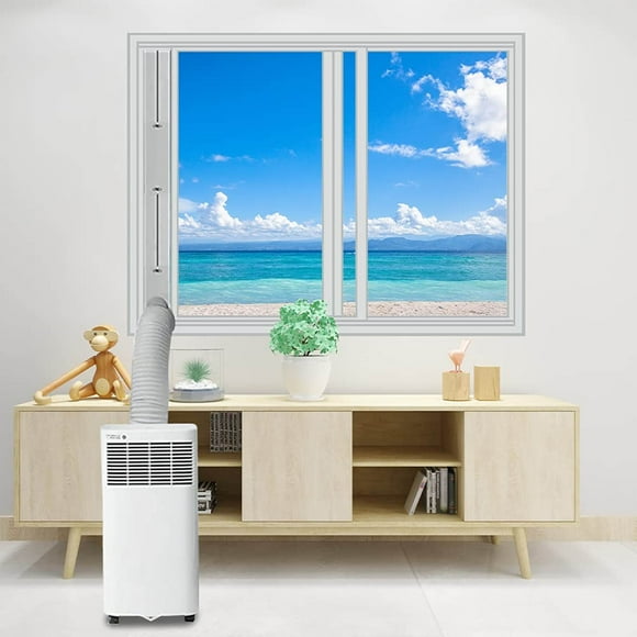 Portable AC Window Vent Kit, Seamless Universal Air Conditioner Window Kit Sliding Window Seal For Portable Air Conditioner