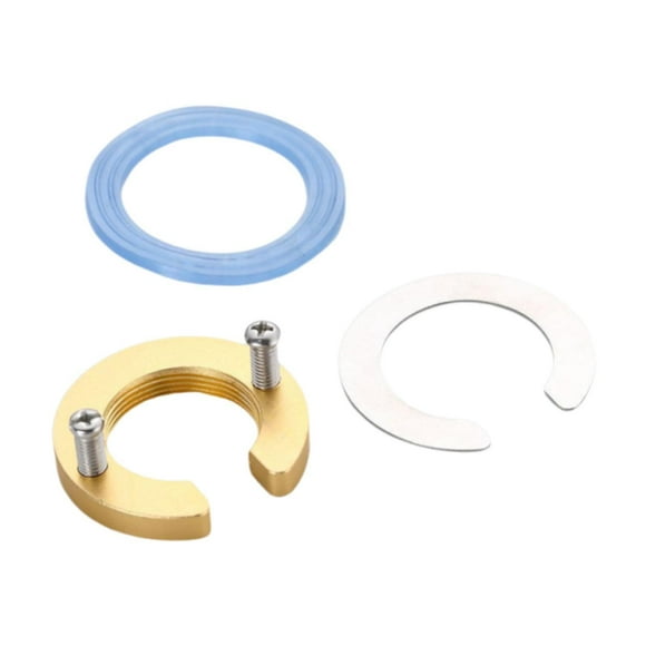 Kit de montaje de tuerca anti-aflojamiento para grifo de cocina, accesorio de tuerca de bloqueo para el hogar Aluminio