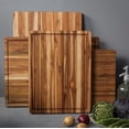 thumbnail image 2 of Teakhaus 108 Edge Grain Board with Juice Groove 24 x 18 x 1.5, 2 of 4