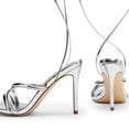 thumbnail image 3 of DREAM PAIRS Heels for Women Strappy High Stiletto Lace Up Heeled Sandals Square Open Toe Heels for Prom Party Dating, 3 of 5