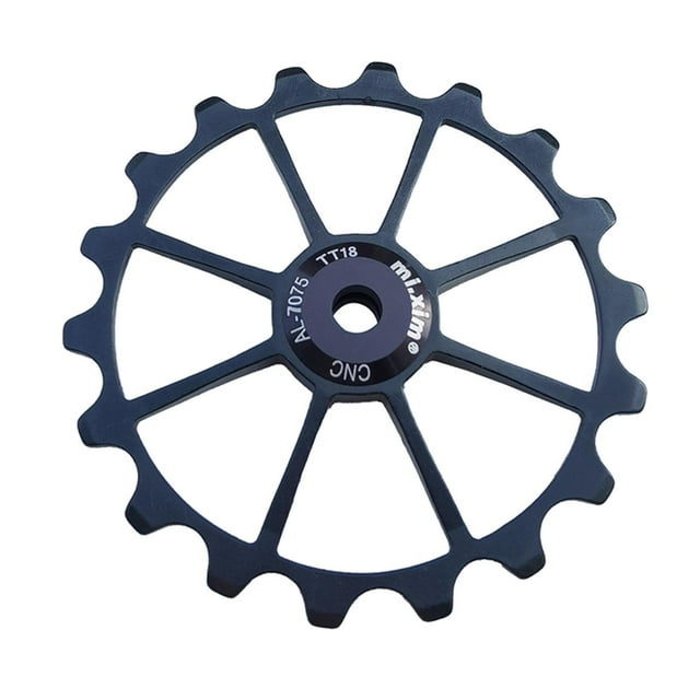 Rear Derailleur, Jockey Guide Roller Pulley,Ceramic Beas, Black