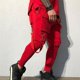 thumbnail image 5 of Pantalones de chándal de algodón para hombre, ropa deportiva de entrenamiento, sólida, informal, a la moda, Otoño, 2018, 5 of 5