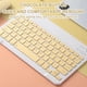 thumbnail image 3 of Juego de teclado inalámbrico de 10 pulgadas Teclado y ratón de color caramelo para PC portátil, 3 of 4