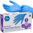 thumbnail image 1 of Guantes MED PRIDE mezcla de nitrilo y vinilo sin polvo talla mediana, 1 of 5
