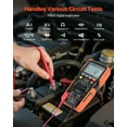 thumbnail image 3 of Advanced Digital Multimeter, 6000 Counts True RMS - Auto-Ranging DC/AC Voltmeter, Current, Resistance, Capacitance, Temperature Tester with Diode, Continuity, Low Impedance Modes, 3 of 10