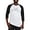 Black/White, variant on CafePress - Delta Sigma Phi Color Stacked Logo Baseball Jersey - Cotton Baseball Jersey, 3/4 Raglan Sleeve Shirt