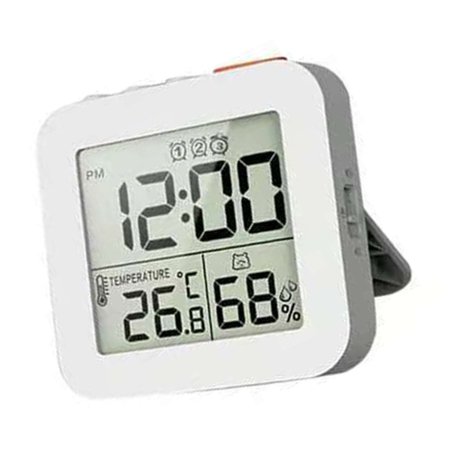 LCD Digital Clock with 3 Alarms Snoozes Button Precisions Sensors Compacts Design Folding For LCD Digital Clock with 3 Alarms Snoozes Button Precisions Sensors Compacts Design Folding For - 07