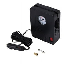 Portable Tire Inflator Air Compressor Car Air Pump for Car Tires 100PSI Fast Inflating Tires Inflator,1 * Tire Inflator Portable 1 * Fuse 2 * Nozzles,black